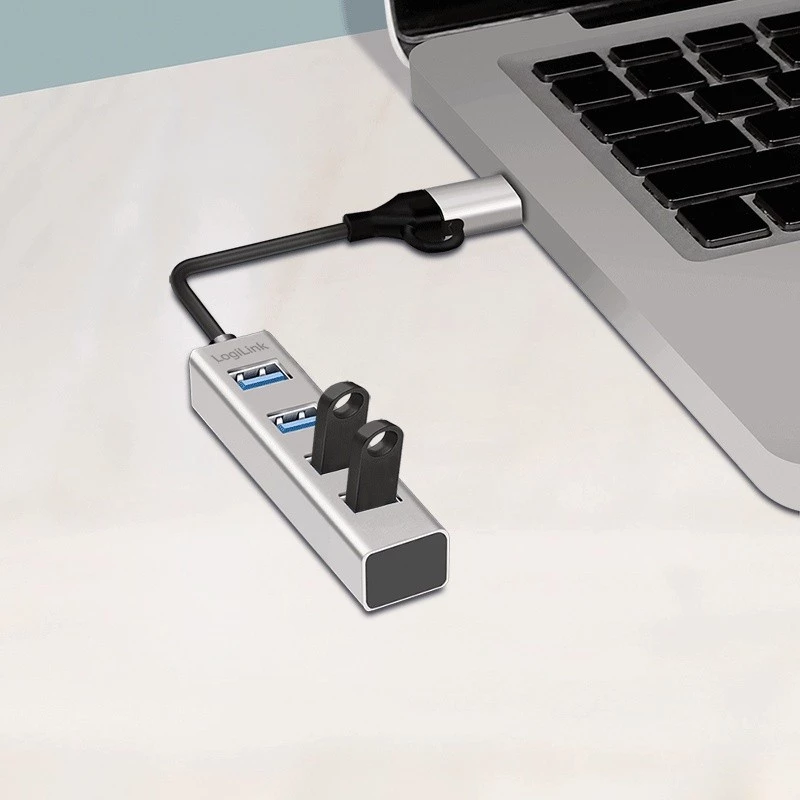 Hub USB 3.0 4-poorts USB-A 5 Gbit/s