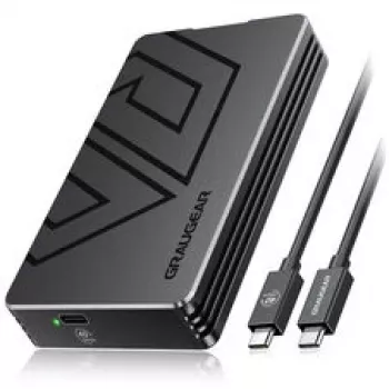 Externe M.2 SSD-behuizing GrauGear G-M2U4-40G01 met PCIe 4.0 en USB‑C