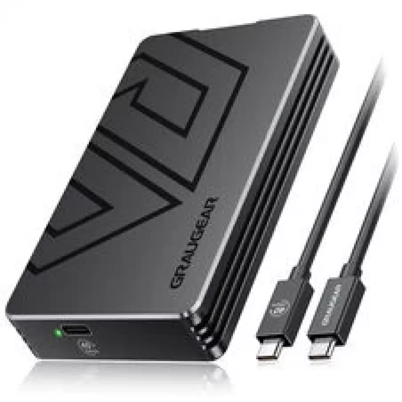 Externe M.2 SSD-behuizing GrauGear G-M2U4-40G01 met PCIe 4.0 en USB‑C