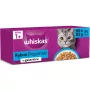 Nattenvoer voor katten zakjes Whiskas Rybne przysmaki w galaretce 80 x 85 g — vis in gelei