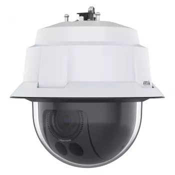 IP-PTZ-domecamera AXIS Q6086-E — plafondmontage buiten, 2688×1512, 32x optisch, 12x digitaal, 6,64–225,5 mm
