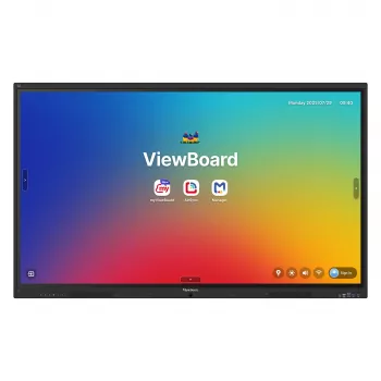 ViewBoard 41 Serie touchscreen 65 inch UHD, Android 16 EDLA, IR 450 nits, 2x20W + sub 15W + 8 array-microfoon, 3 x USB-C 8/128GB, 8-core C
