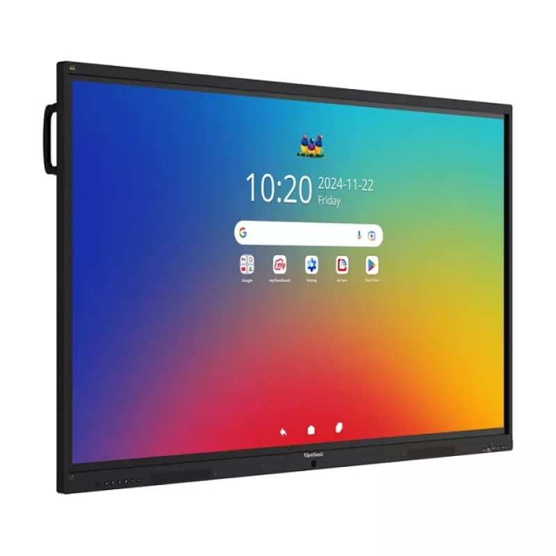 ViewBoard 41 Serie touchscreen 65 inch UHD, Android 16 EDLA, IR 450 nits, 2x20W + sub 15W + 8 array-microfoon, 3 x USB-C 8/128GB, 8-core C