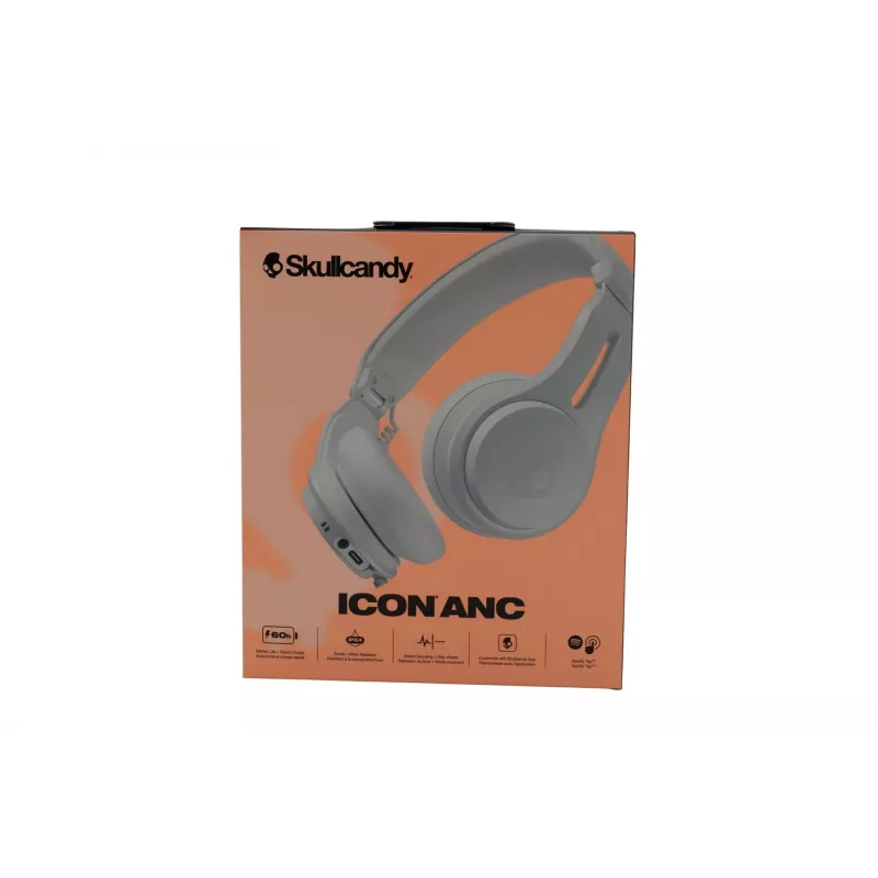 Skullcandy Icon ANC draadloze on-ear-koptelefoon Orange Glow Bluetooth 5.3 ANC (S5IOW-S951)