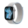 Band – Apple Sport Loop voor 46mm Apple Watch, Blue Mist (grijs), enkelstuks
