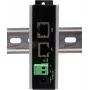 Ethernet PoE Gigabit-injector Exsys EX-6007POE-WT — 1×Gigabit RJ45, PoE, 12–24V aansluitklem