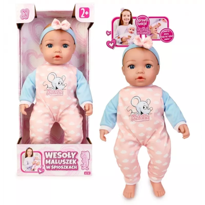 Babypop Artyk 45 cm – Artyk model 187766, zachte lichaam, levensecht babyspeelgoed