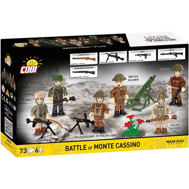 Bouwset Cobi Blocks Slag om Monte Cassino historisch militair diorama COBI-2063