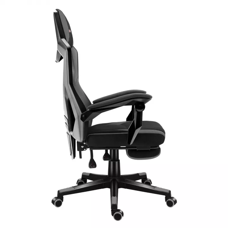 Gamingstoel huzaro Combat 3.1 grijs — ergonomisch, verstelbare zitgelegenheid voor gamers