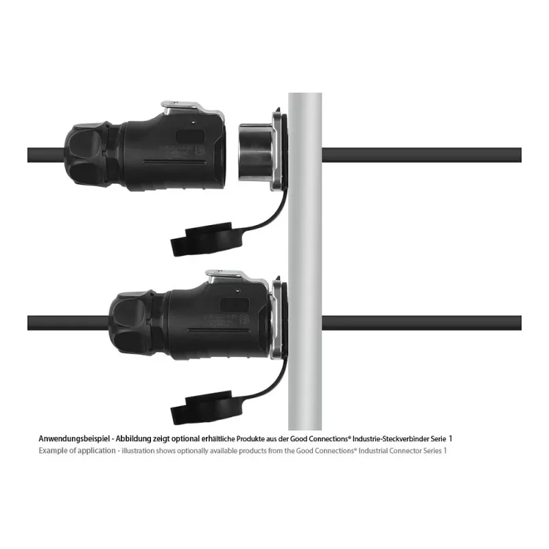 Good Connections industriële connector S1 - Power 4-pin M20