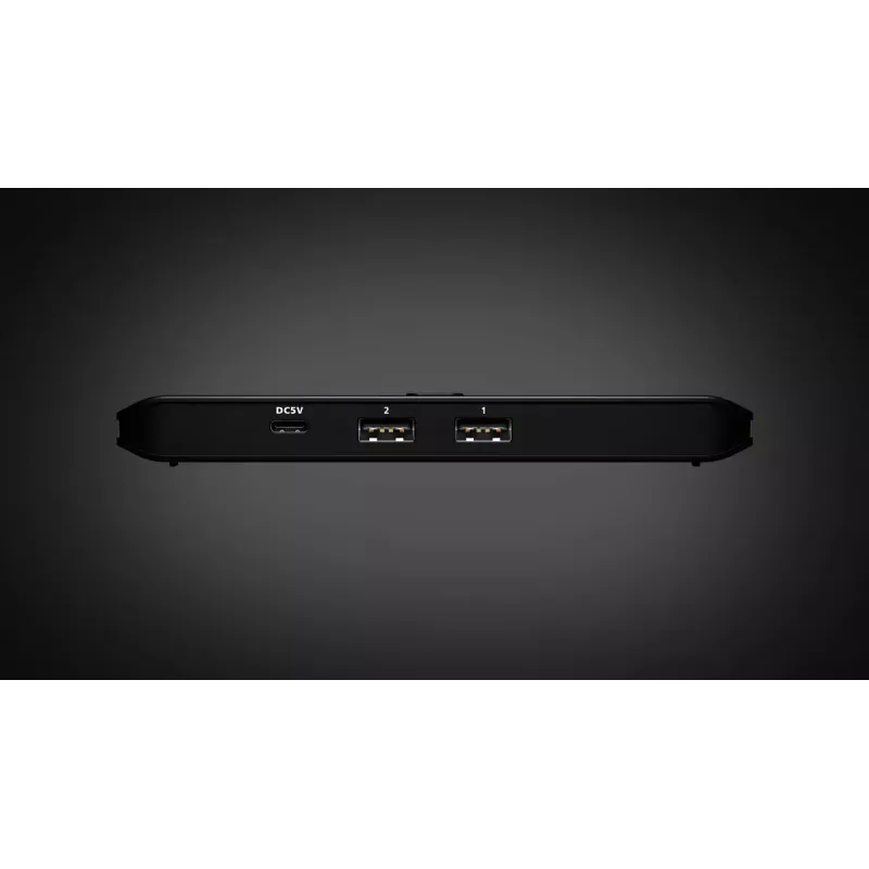 USB 2.0 sharing switch ATEN US4224 — 2x host naar 4x apparaat, 480 Mbit/s, zwart
