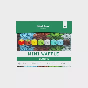 Bouwspeelgoed Marioinex Klocki Waffle Mini Blocks — 502 stuks