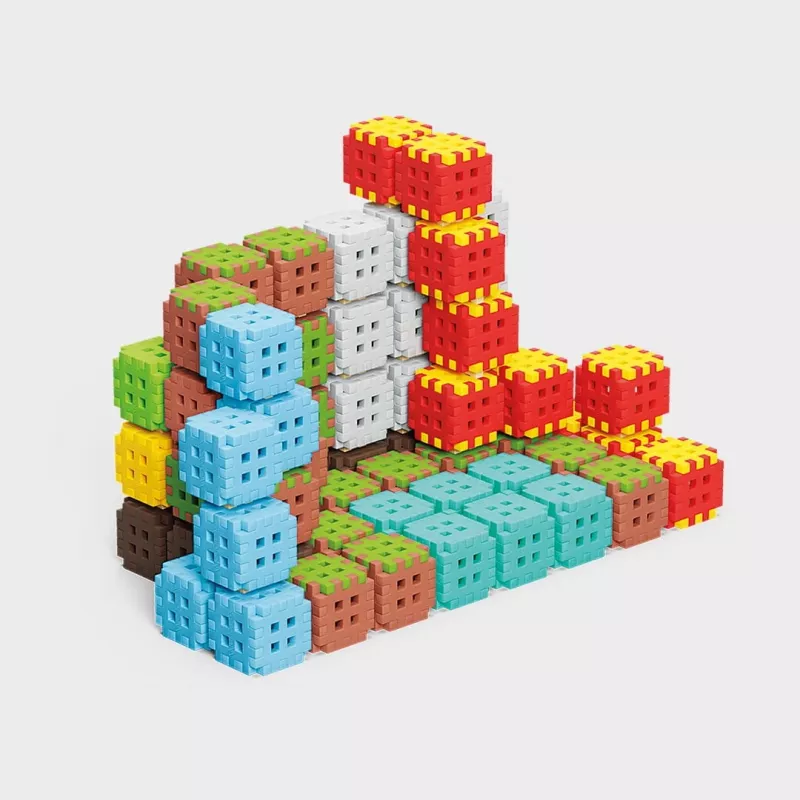 Bouwspeelgoed Marioinex Klocki Waffle Mini Blocks — 502 stuks