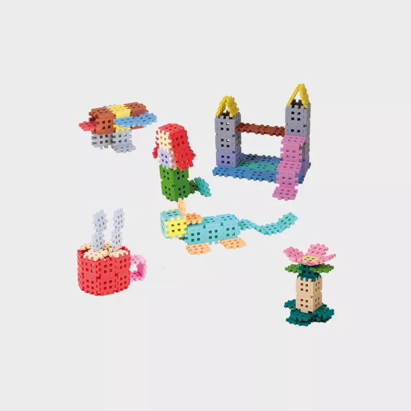 Bouwstenen Marioinex Mini Waffle 400 stuks pastel – bouwset voor kinderen