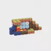 Bouwstenen Marioinex Mini Waffel 406 stuks — bouwset voor creatief spelen