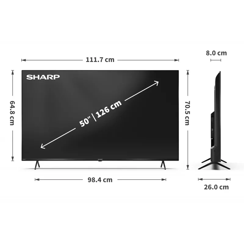 LED-tv 50 inch 50GK4445E