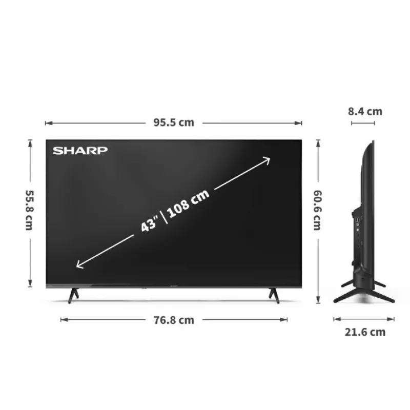 LED-tv 43 inch 43HE2445E