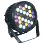 LIGHT4ME zwart PAR 30x3W RGBA-UV LED-schijnwerper