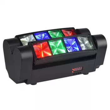 LIGHT4ME Spider MKII Turbo - 8x3W RGBW LED-effect