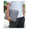 Hoes Inateck LB01005 voor 35,6 cm (14 inch) laptops, grijs, effen oppervlak