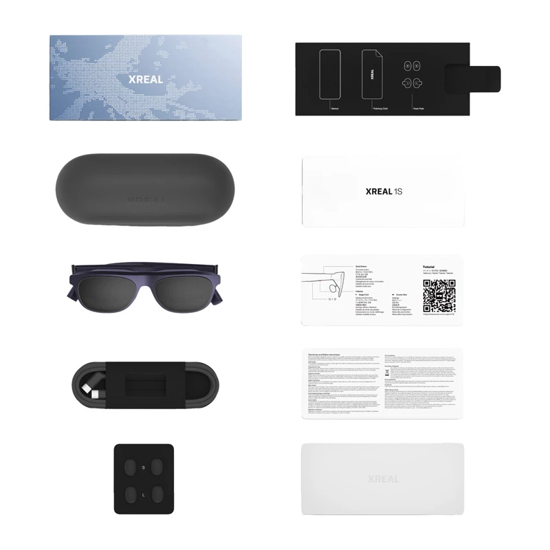 Augmented Reality-bril XREAL 1S van XREAL – lichte AR-bril met micro-OLED-display