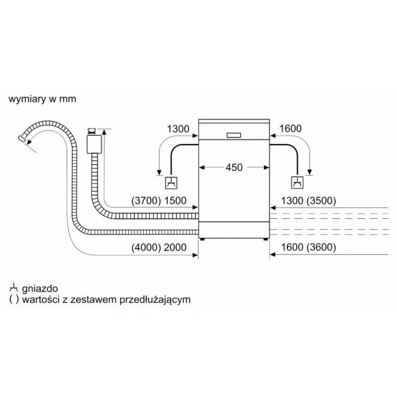 Vaatwasser SPV4HKX12E Serie 4 met Home Connect