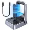 Dockingstation GrauGear G-M2DK2-20G voor M.2 NVMe en M.2 NGFF (SATA) SSD's, USB 3.2