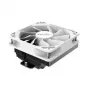 CPU-koeler Akasa VIPER H6L wit – platte luchtkoeler, enkele ventilator, tower-koellichaam