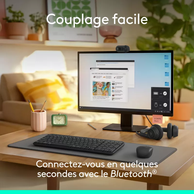 Logitech MK250 - toetsenbord-muisset - draadloos