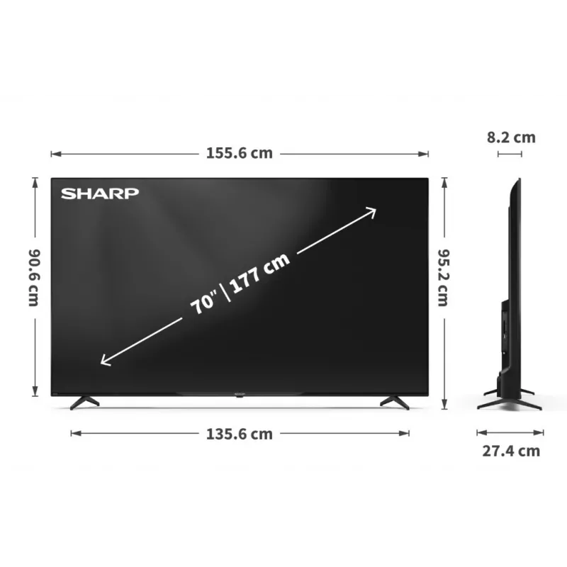 LED-tv 70 inch 70GK4745E