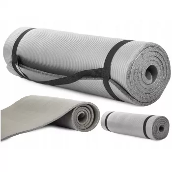 Extralink | oefenmat | fitness grijs yoga en aerobics 180x60cm