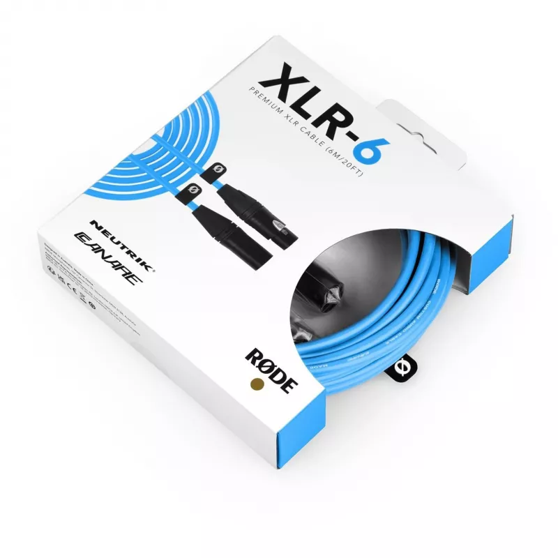 RØDE XLR6M-B audiokabel 6 m XLR blauw (400832821)