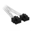 Corsair Premium-Sleeved 2x 8-pin naar 12V-2x6-kabel, voor Type-4-voeding – wit