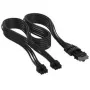 Corsair Premium-Sleeved 2x 8-pin naar 12V-2x6-kabel, voor Type-5-voeding – zwart