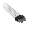 Corsair Premium-Sleeved 2x 8-pin naar 12V-2x6-kabel, voor Type-5-voeding – wit