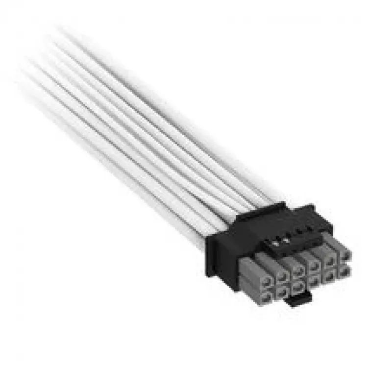 Corsair Premium-Sleeved 12V-2x6 naar 12V-2x6-kabel, universeel - wit