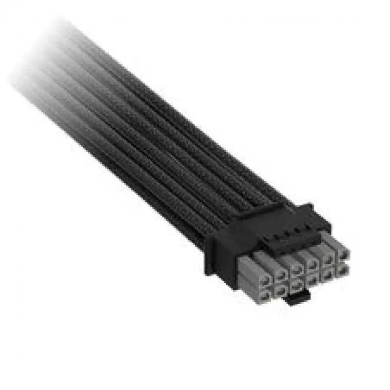 Corsair Premium-Sleeved 12V-2x6 naar 2x 6+2-pin-PCIe-kabel, universeel – zwart