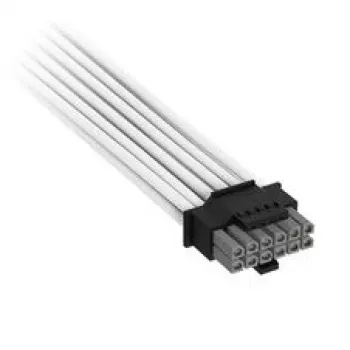 Corsair Premium-Sleeved 12V-2x6 naar 2x 6+2-pin-PCIe-kabel, universeel - wit