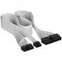 Corsair Premium-Sleeved 24-pin-ATX-kabel, Gen 5, voor Type-5-voeding – wit