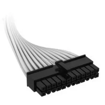 Corsair Premium-Sleeved 24-pin-ATX-kabel, Gen 5, voor Type-5-voeding – wit