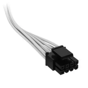 Corsair Premium-Sleeved 8-pin-ATX-kabel, voor Type-5-voeding – wit