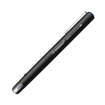 Fineliner Stabilo dr!ver Medium (0,8 mm) – blauwe inkt, zwarte schacht