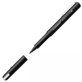 Fineliner Stabilo dr!ver Medium (0,8 mm) – blauwe inkt, zwarte schacht