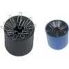 Helit H6390895 - zwart - kunststof - 73 mm - 71 mm