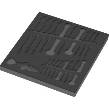 9831 schuim inzetstuk voor 6003 Joker Set 1 (zwart/grijs, voor Tool Rebel gereedschapskar)