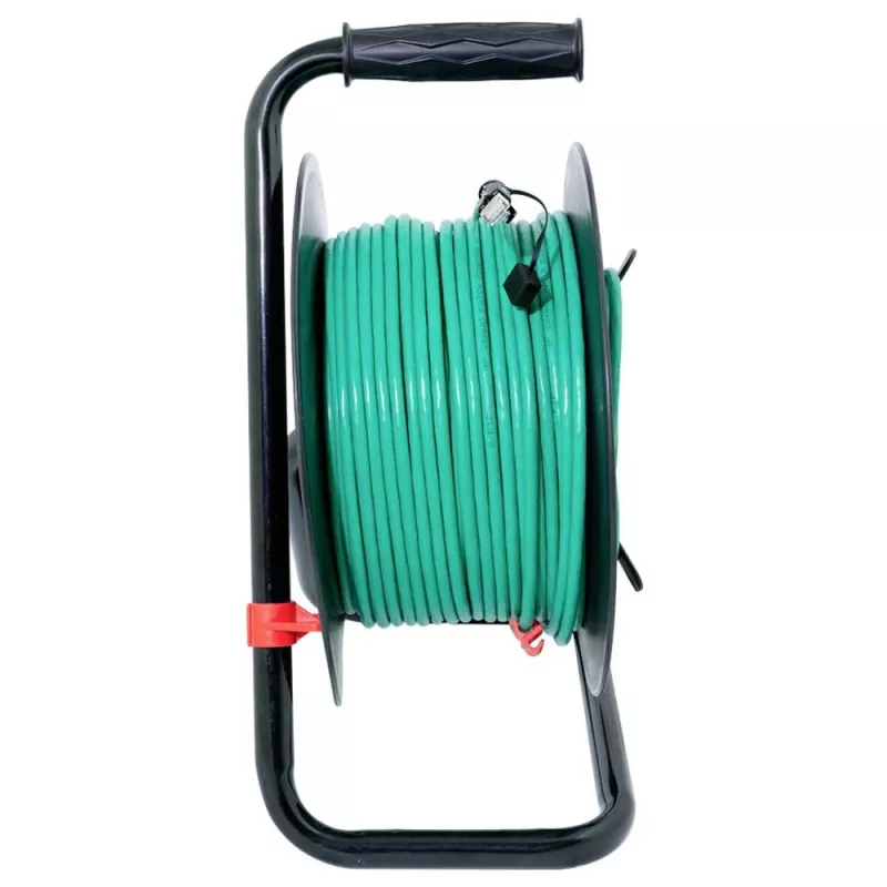 Logilink netwerkkabelhaspel groen CAT 6A S/FTP, 80 m | CQ3080S
