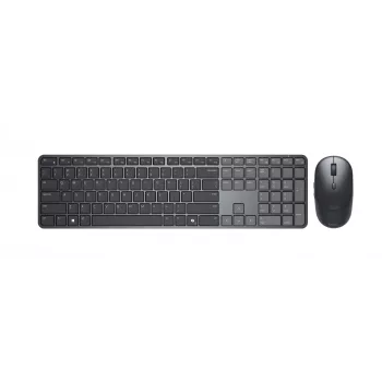 Dell Pro 7 Slim KM726 | toetsenbord- en muisset | draadloos | muis inbegrepen | batterijen inbegrepen | Litouws | draadloze verbinding | zwart