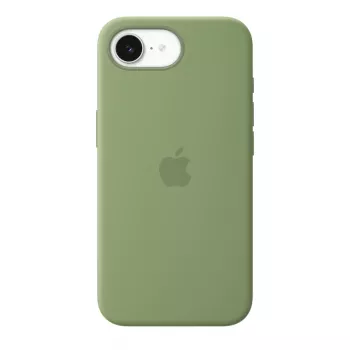 Siliconen beschermhoes met MagSafe voor Apple iPhone 17e — Light Moss, geschikt voor 15,5 cm (6,1 inch) schermen