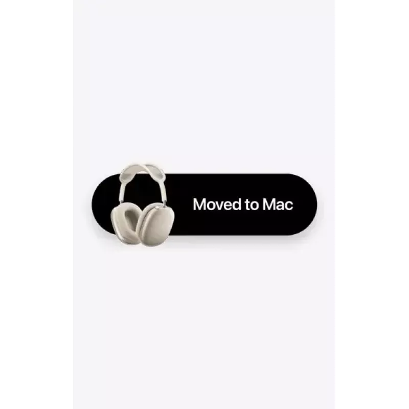 Draadloze hoofdtelefoon Apple AirPods Max 2 Starlight — omsluitend, hoofdbeugel, 386,2 g