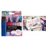 Markeerstift Stabilo BOSS Nature Colors Wildflower Edition, set met 4 stuks, beitelpunt 2–5 mm, capillair-open tijd